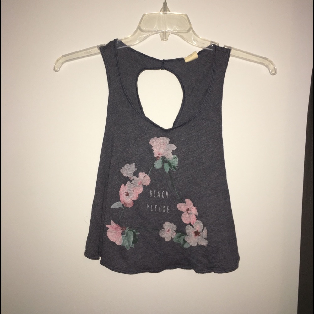 hollister beach tank top